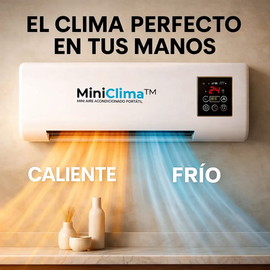 Aire Acondicionado Eficiente 2 en 1