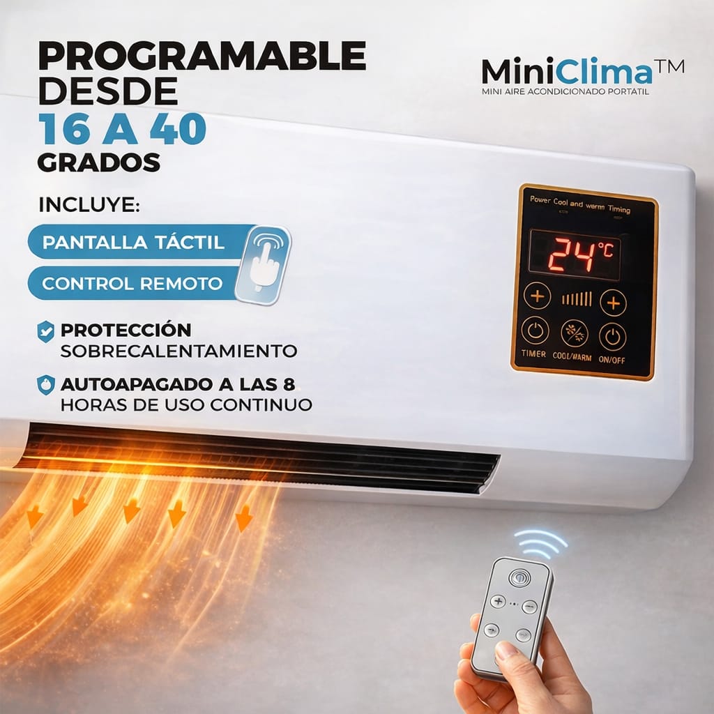 Aire Acondicionado Eficiente 2 en 1